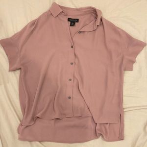 Rachel Zoe pink button down size small